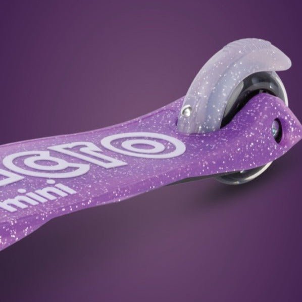 Mini Micro Deluxe LED Glitter Lila - La Chata Merengüela