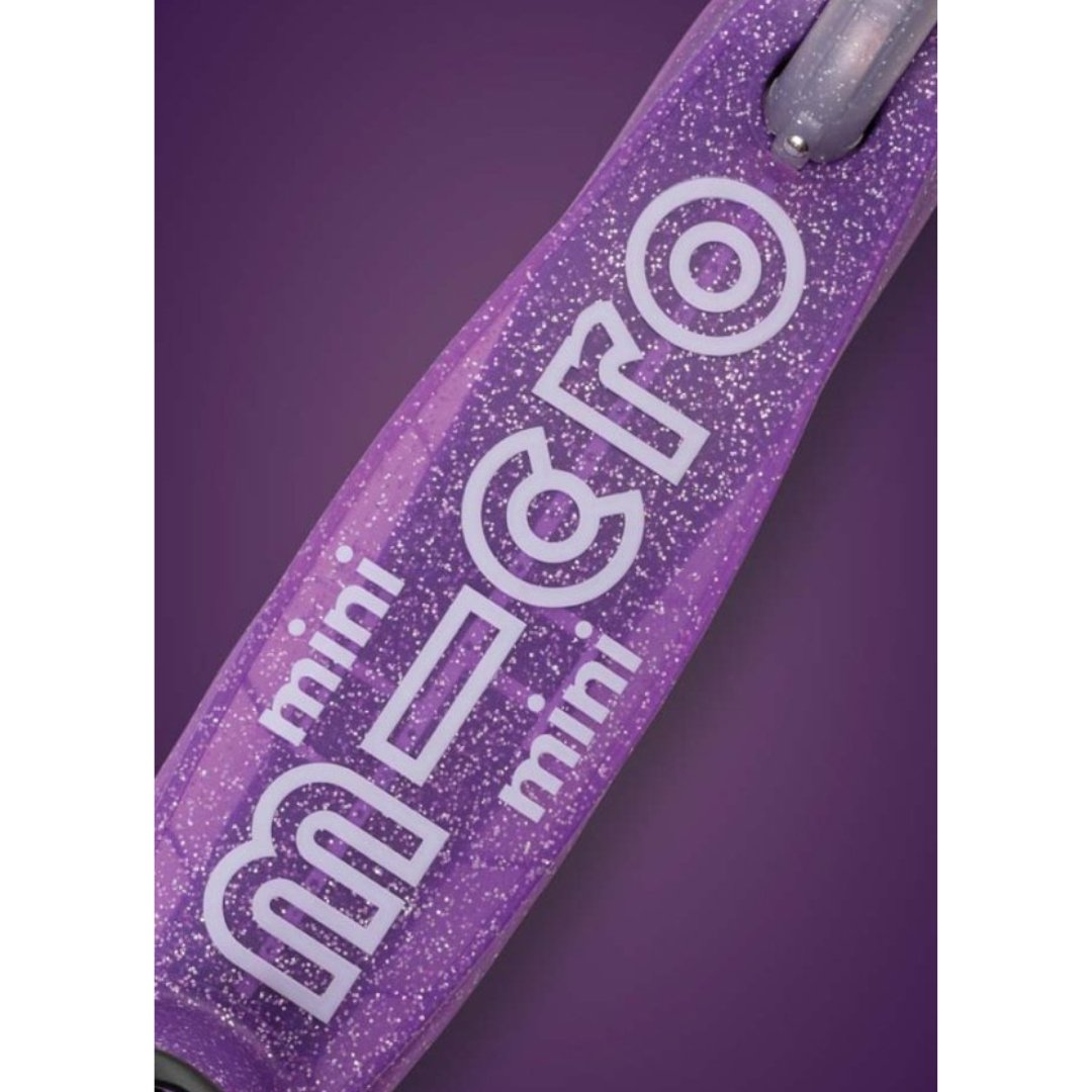Mini Micro Deluxe LED Glitter Lila - La Chata Merengüela