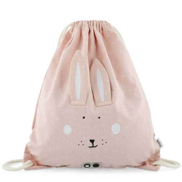 Mochila Saco de Tela Trixie · Conejo - La Chata Merengüela