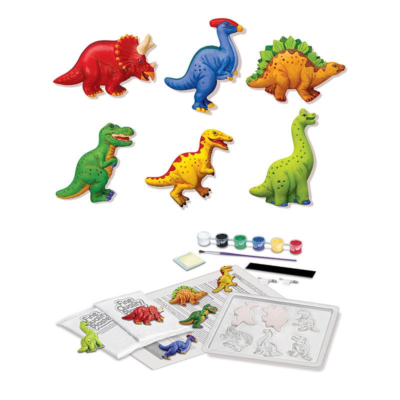 Moldea y Pinta con Escayola · Dinosaurios - La Chata Merengüela