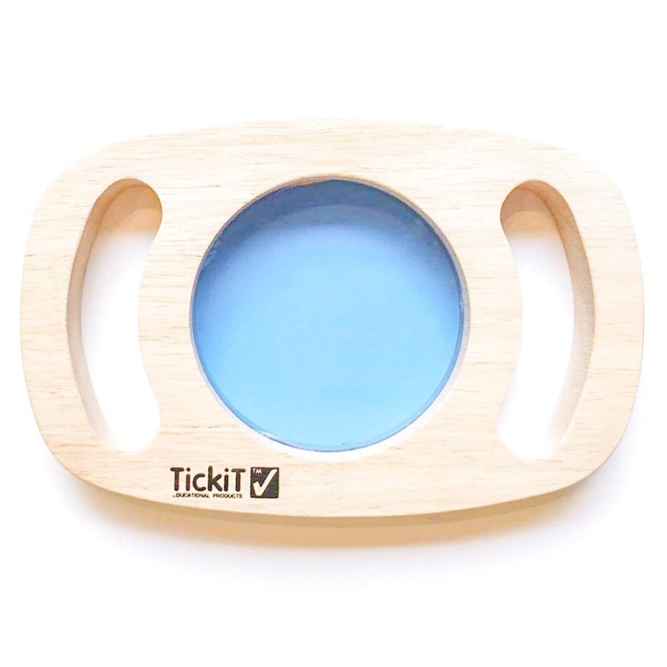 Panel sensorial de madera · Azul - La Chata Merengüela