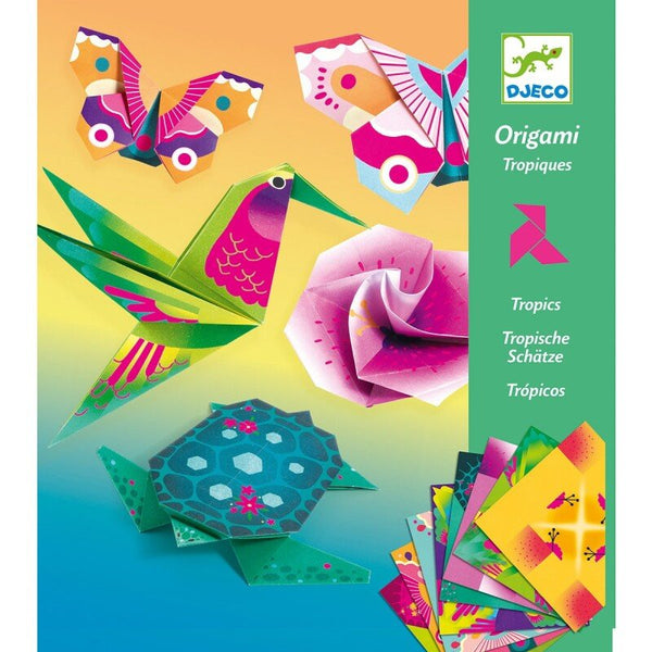Papiroflexia Origami · Animales del trópicos - La Chata Merengüela