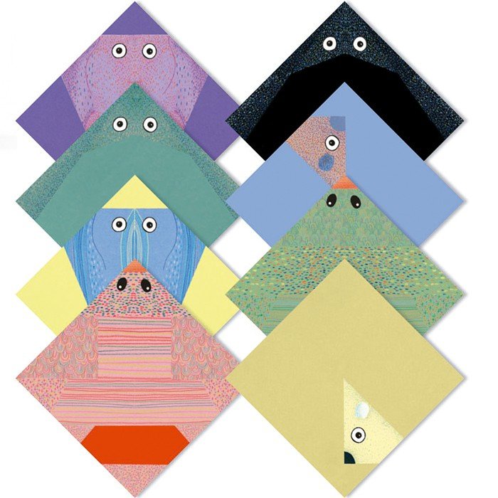 Papiroflexia Origami · Animales Polares - La Chata Merengüela