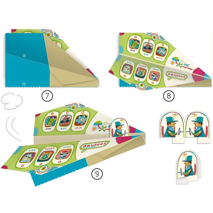 Papiroflexia origami · aviones - La Chata Merengüela