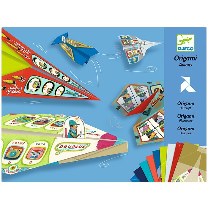 Papiroflexia origami · aviones - La Chata Merengüela