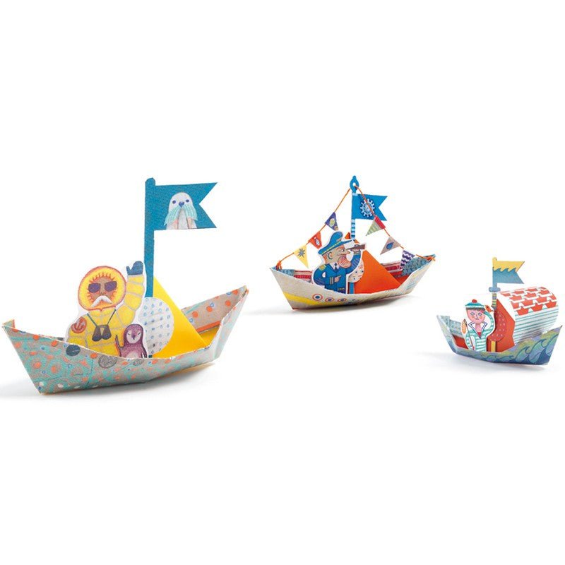 Papiroflexia origami · barcos flotantes - La Chata Merengüela