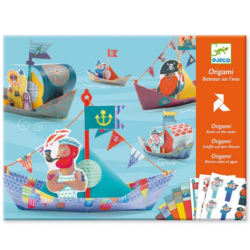 Papiroflexia origami · barcos flotantes - La Chata Merengüela