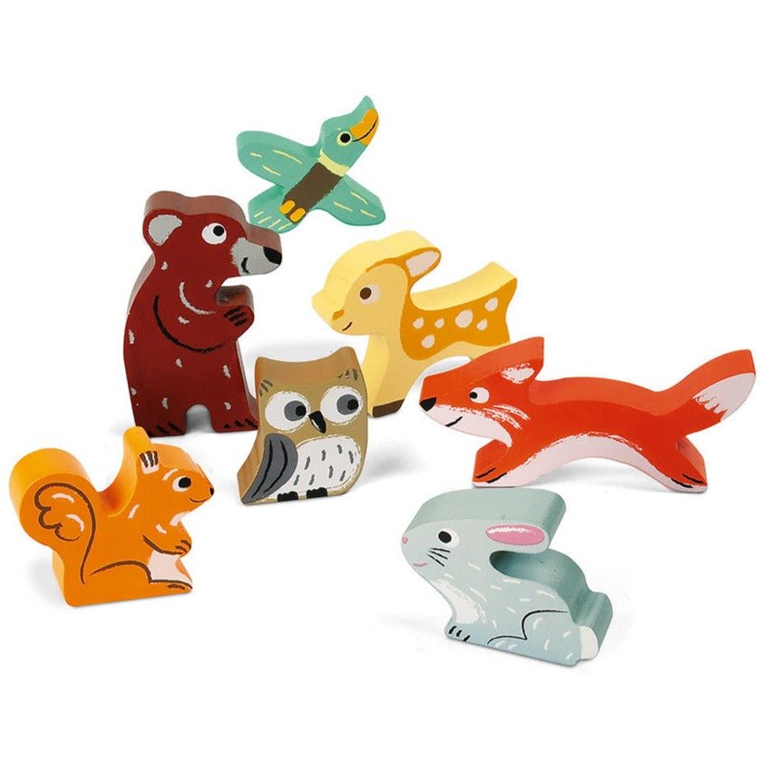 Puzzle chunky encajable de madera · Bosque - La Chata Merengüela
