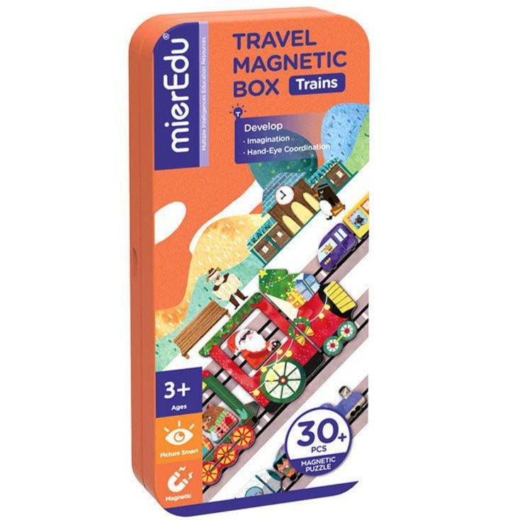 Puzzle magnético para llevar · trenes - La Chata Merengüela