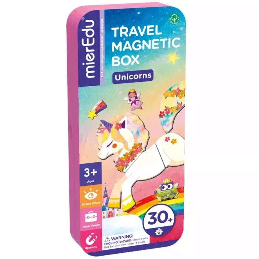 Puzzle magnético para llevar · unicornios - La Chata Merengüela