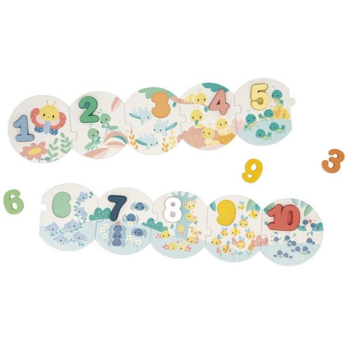 Puzzle mis primeros números - La Chata Merengüela