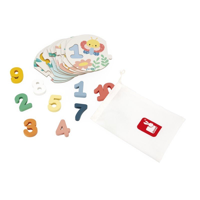 Puzzle mis primeros números - La Chata Merengüela