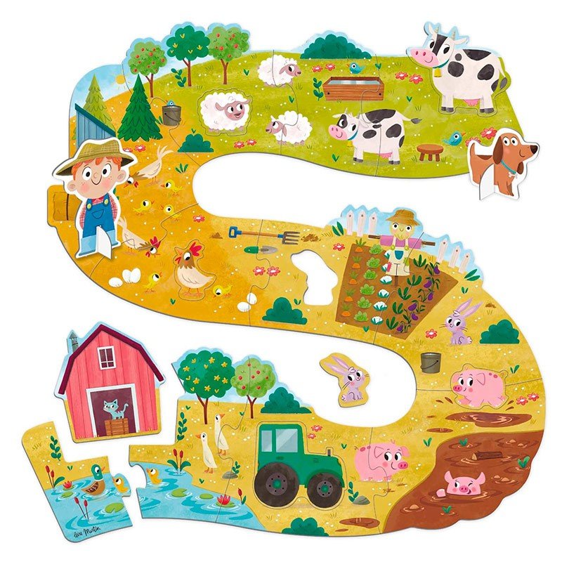 Puzzle XXL La Granja: 18 piezas - La Chata Merengüela