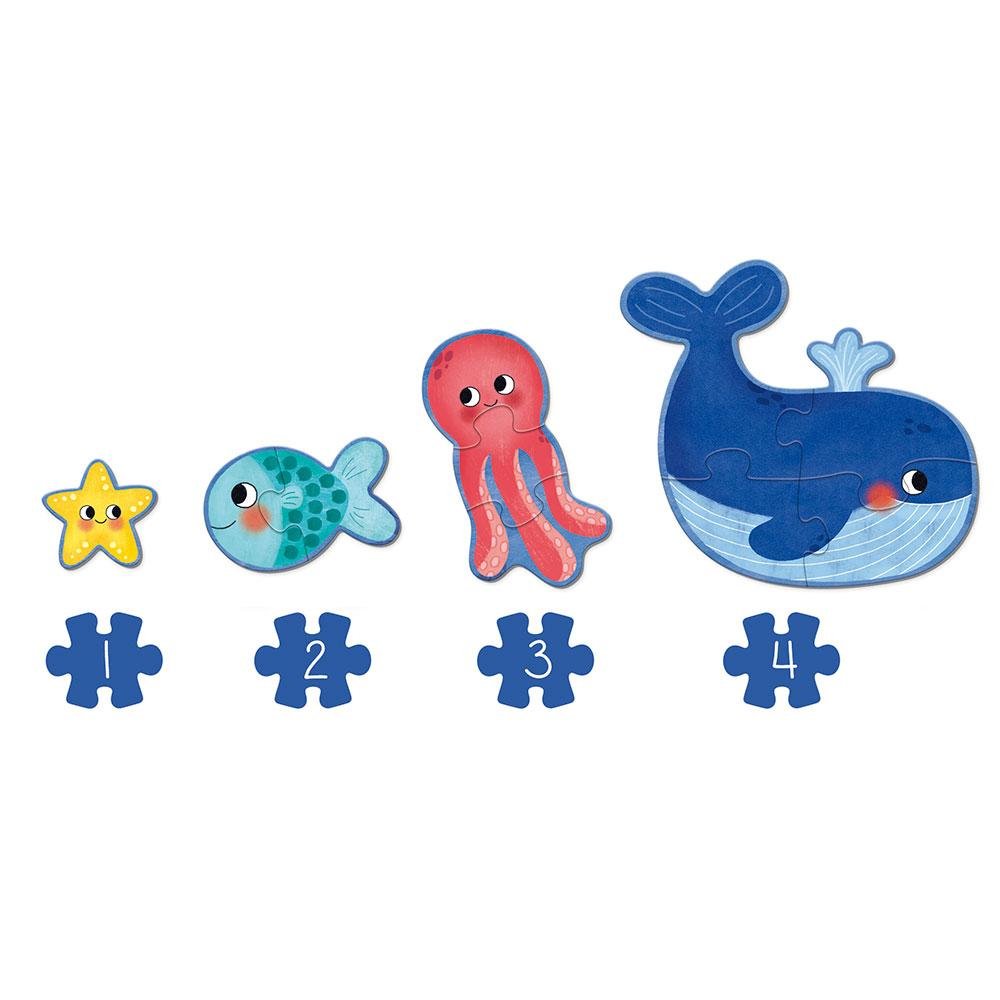 Puzzle XXL Océano: 18 piezas - La Chata Merengüela