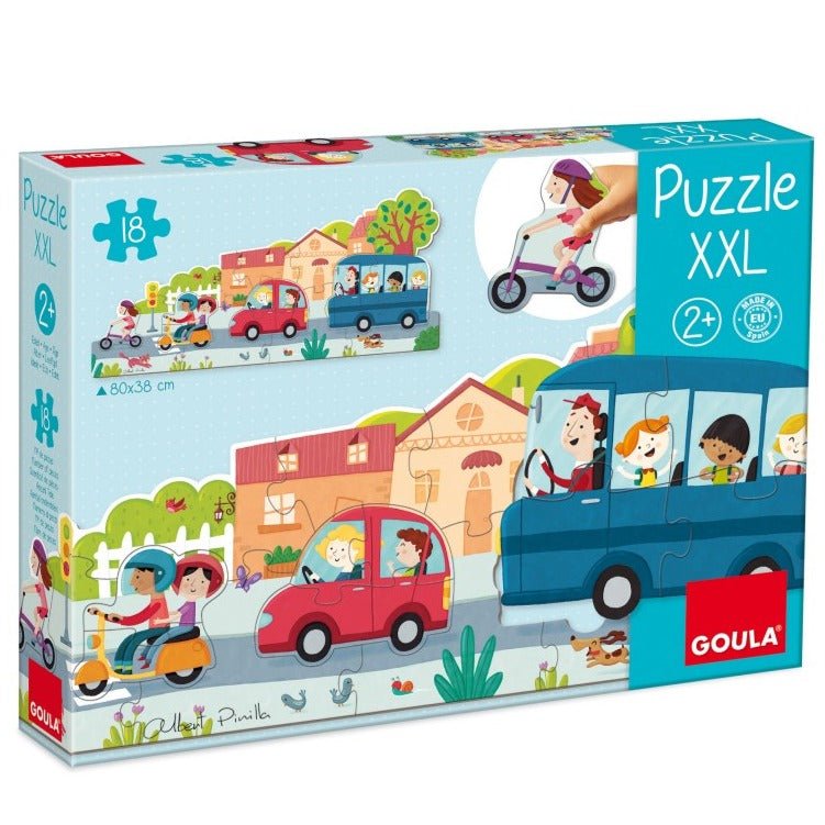 Puzzle XXL Vehículos: 18 piezas - La Chata Merengüela