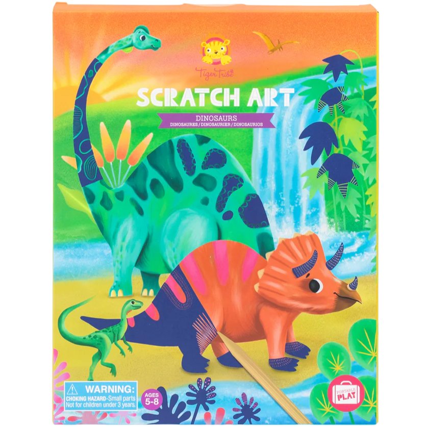 Rasca y descubre SCRATCH ART · Dinosaurs - La Chata Merengüela