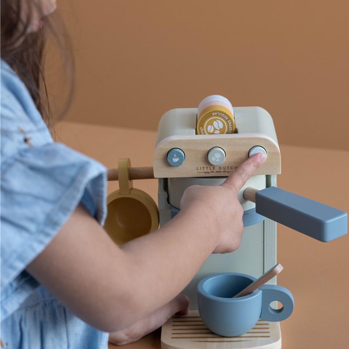 Set de Cafetera de Madera - La Chata Merengüela