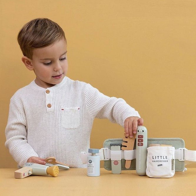 Set de peluquería de madera - La Chata Merengüela