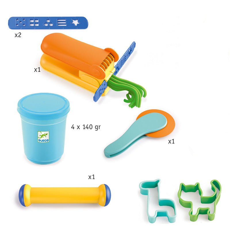 Set de plastilina con Accesorios en Pastel - La Chata Merengüela