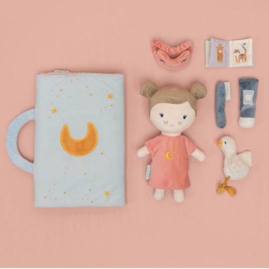 Set noche fuera con muñeca Rosa - La Chata Merengüela