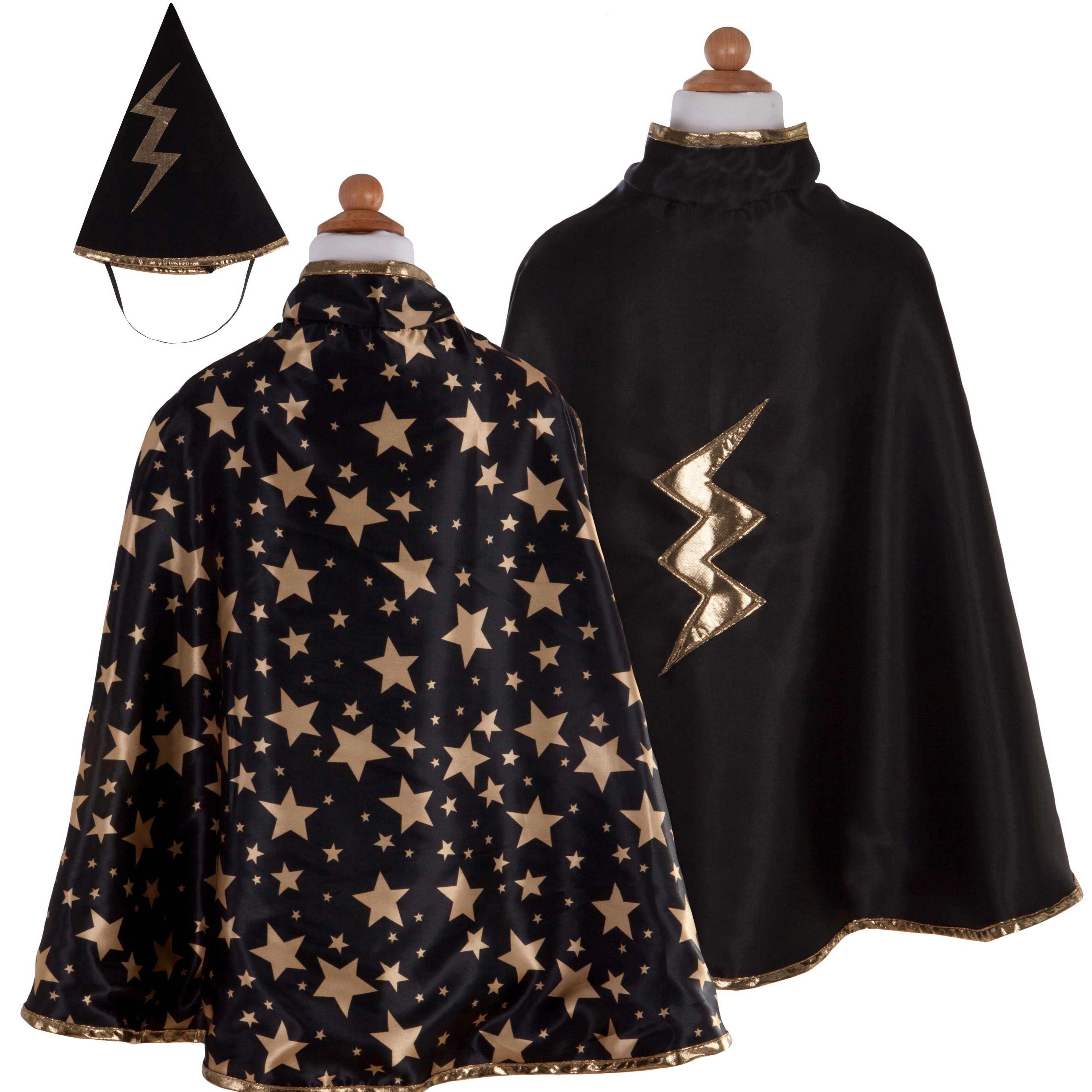 Sombrero y Capa Reversible Mago · 4-6 años - La Chata Merengüela