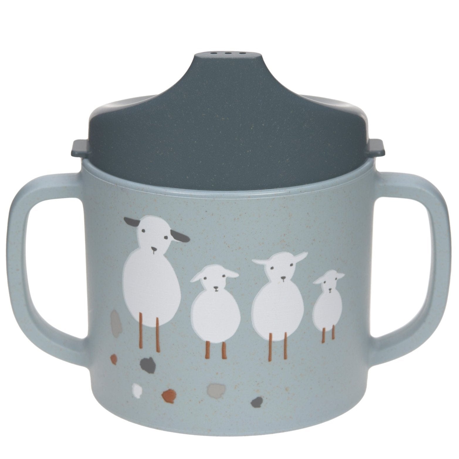Taza de aprendizaje · Tiny Farmer Blue - La Chata Merengüela