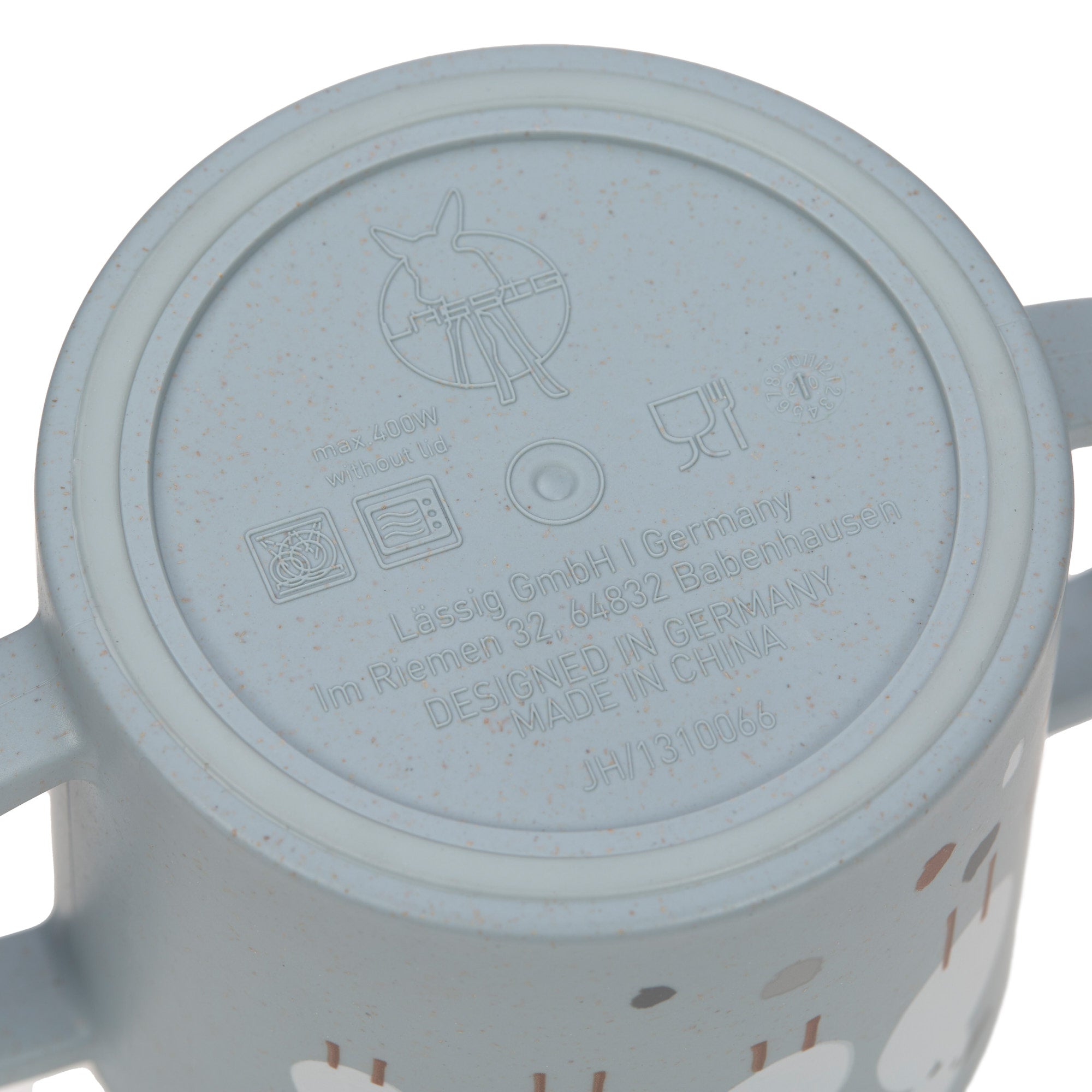 Taza de aprendizaje · Tiny Farmer Blue - La Chata Merengüela