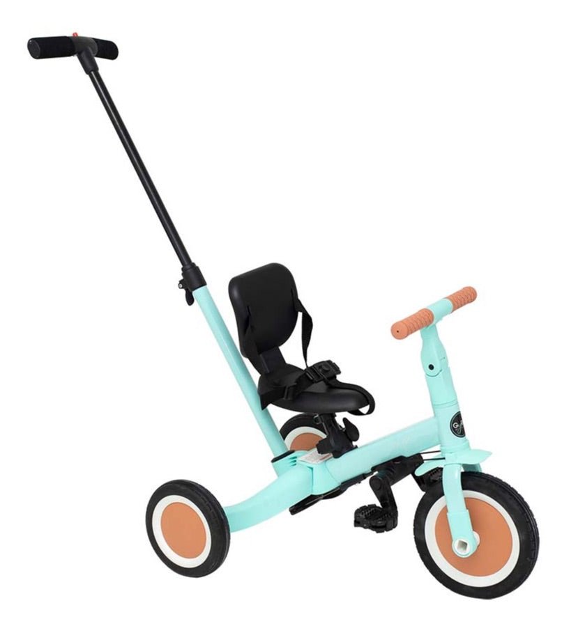 Triciclo multifunción evolutivo Gyro 5 en 1 • Mint - La Chata Merengüela