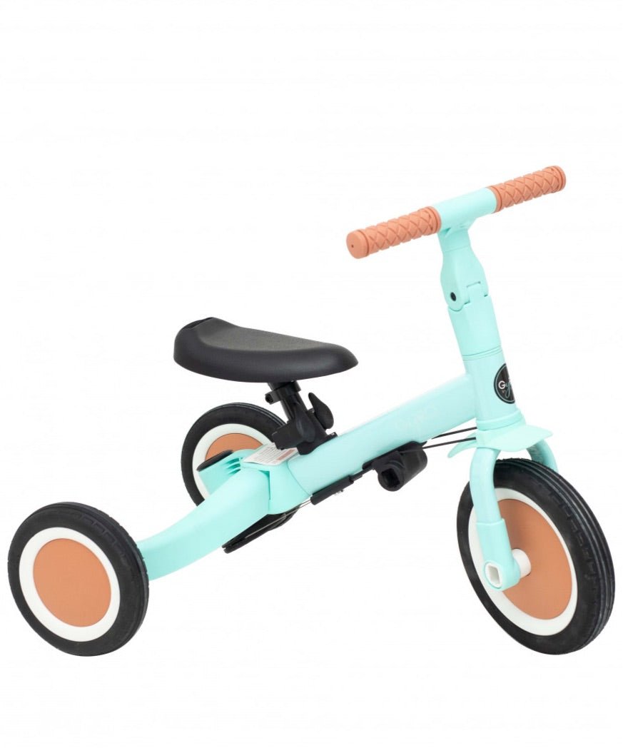 Triciclo multifunción evolutivo Gyro 5 en 1 • Mint - La Chata Merengüela