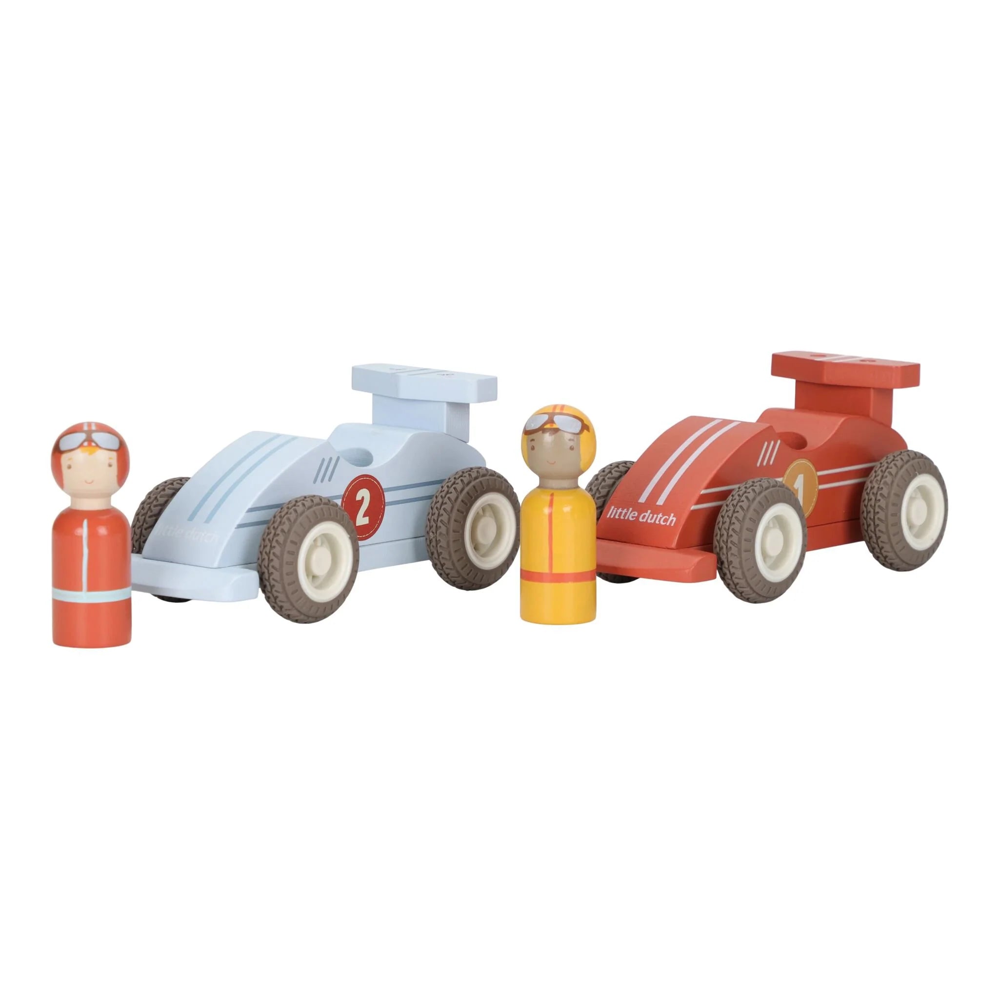 Set coches de carrera retroceso LITTLE DUTCH