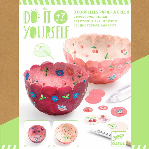 Kit creativo 2 cuencos decorativos de papel · En el aire
