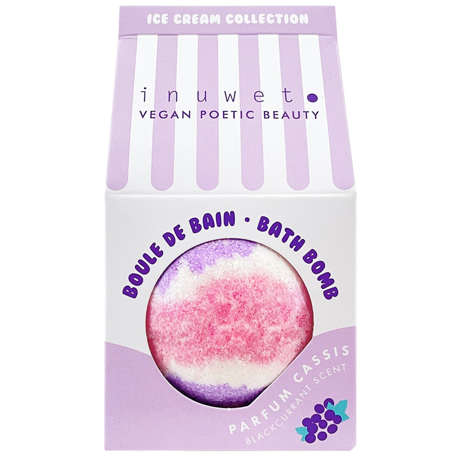 Bomba de baño ICE CREAM COLLECTION ¡olor arándanos!