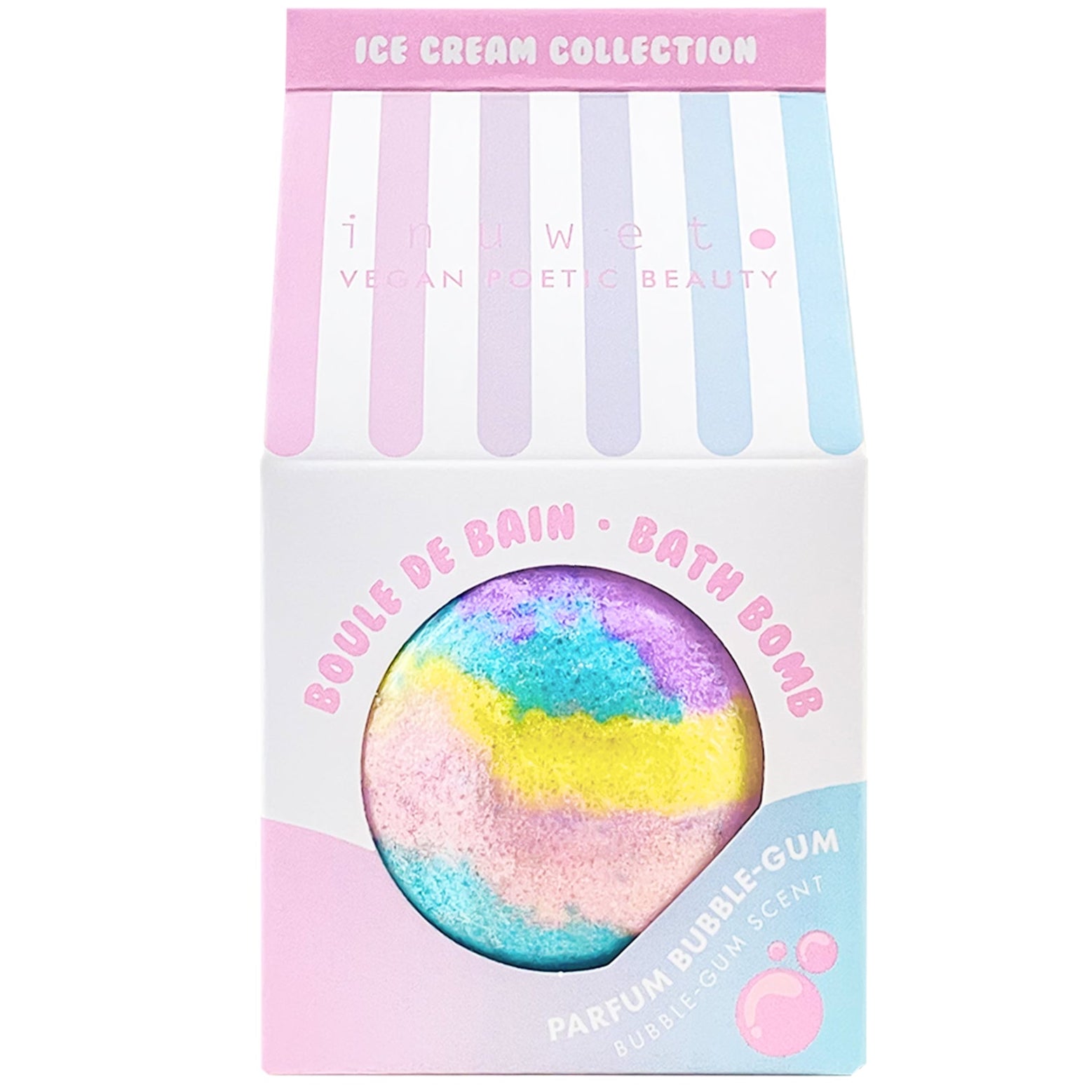Bomba de baño ICE CREAM COLLECTION ¡olor chicle!