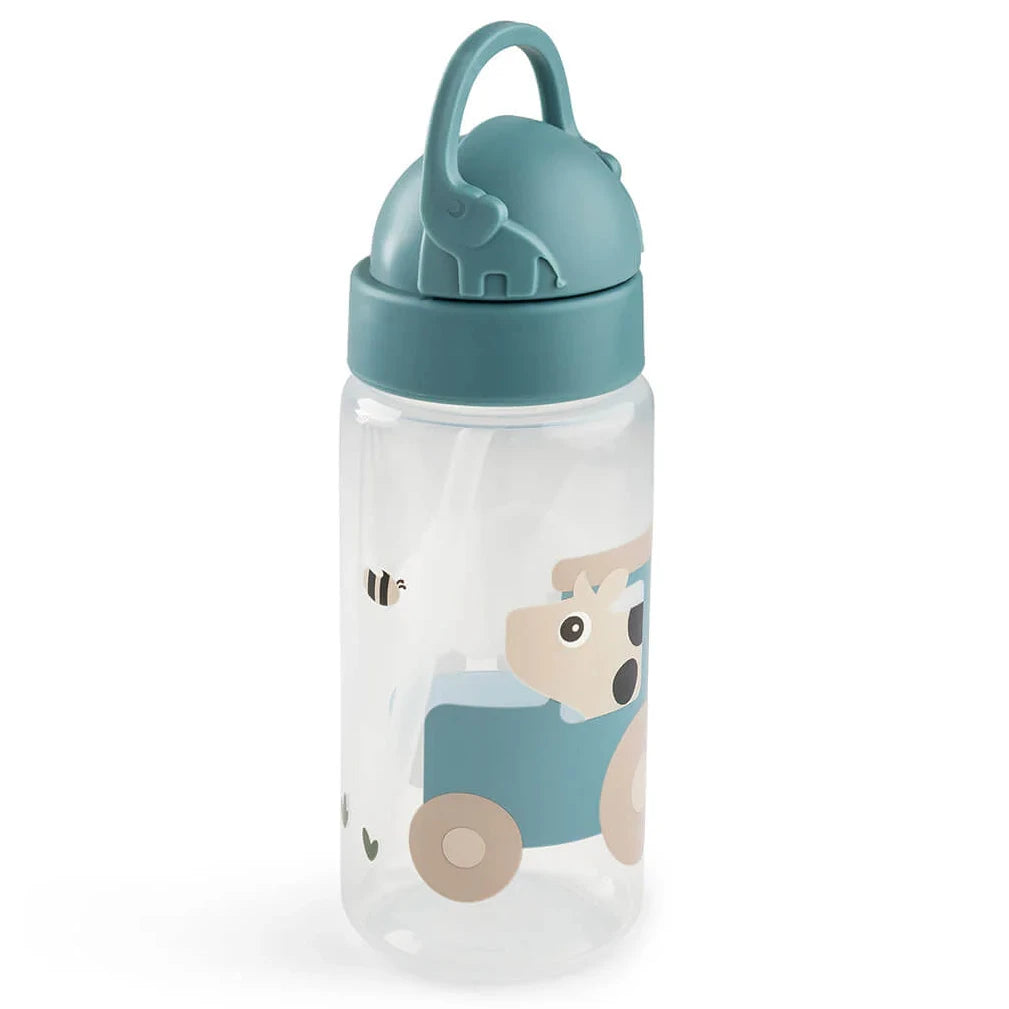 Botella de tritán DONEBYDEER 350ml. · tiny farm azul