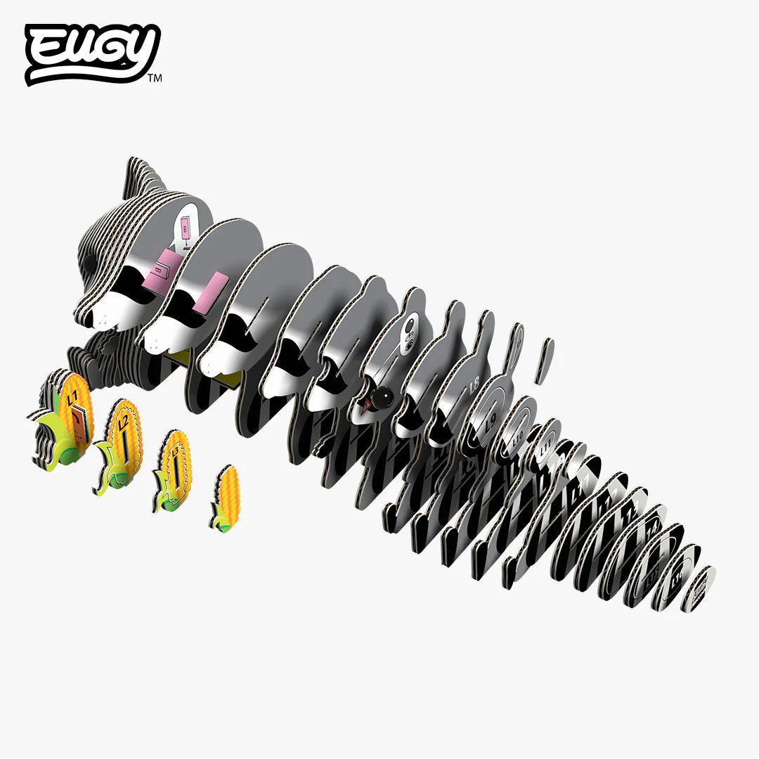 Kit miniPuzzle 3D EUGY · mapache