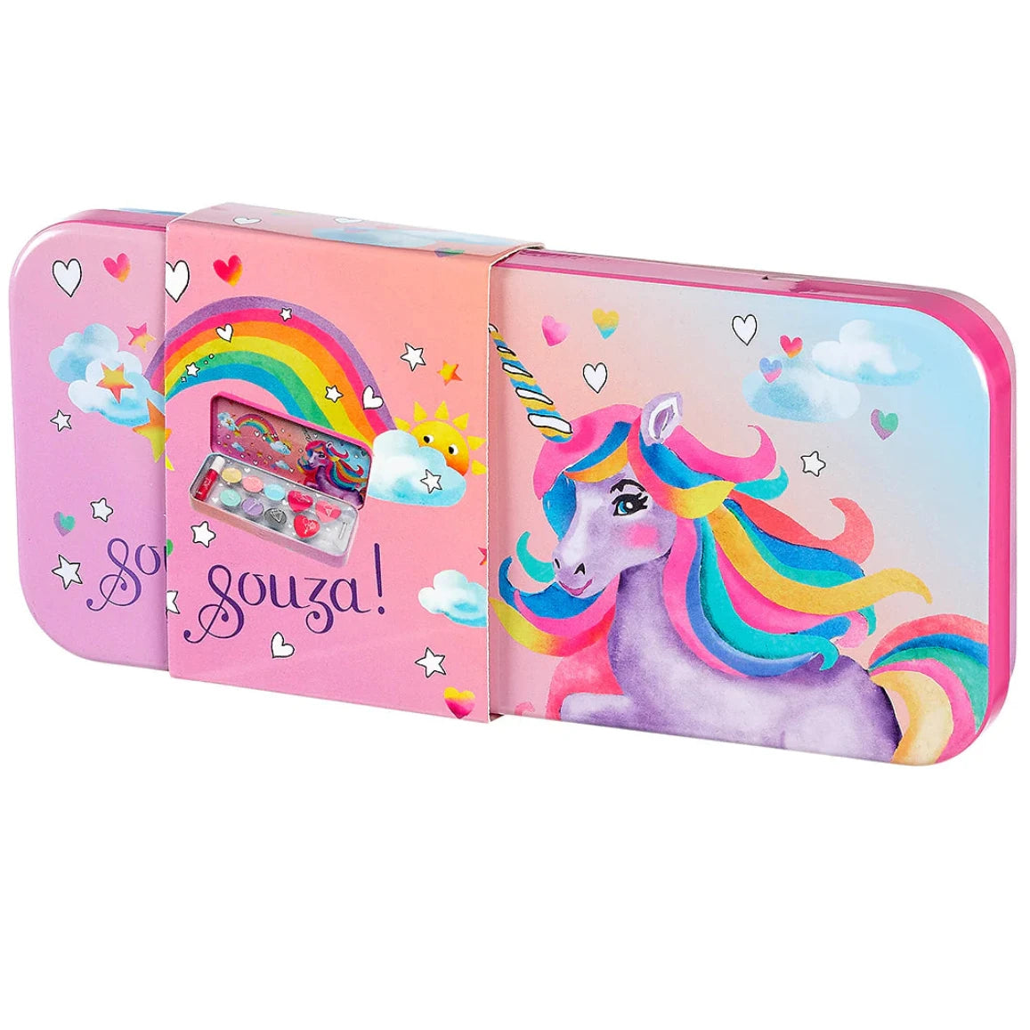 Estuche de maquillaje unicornio
