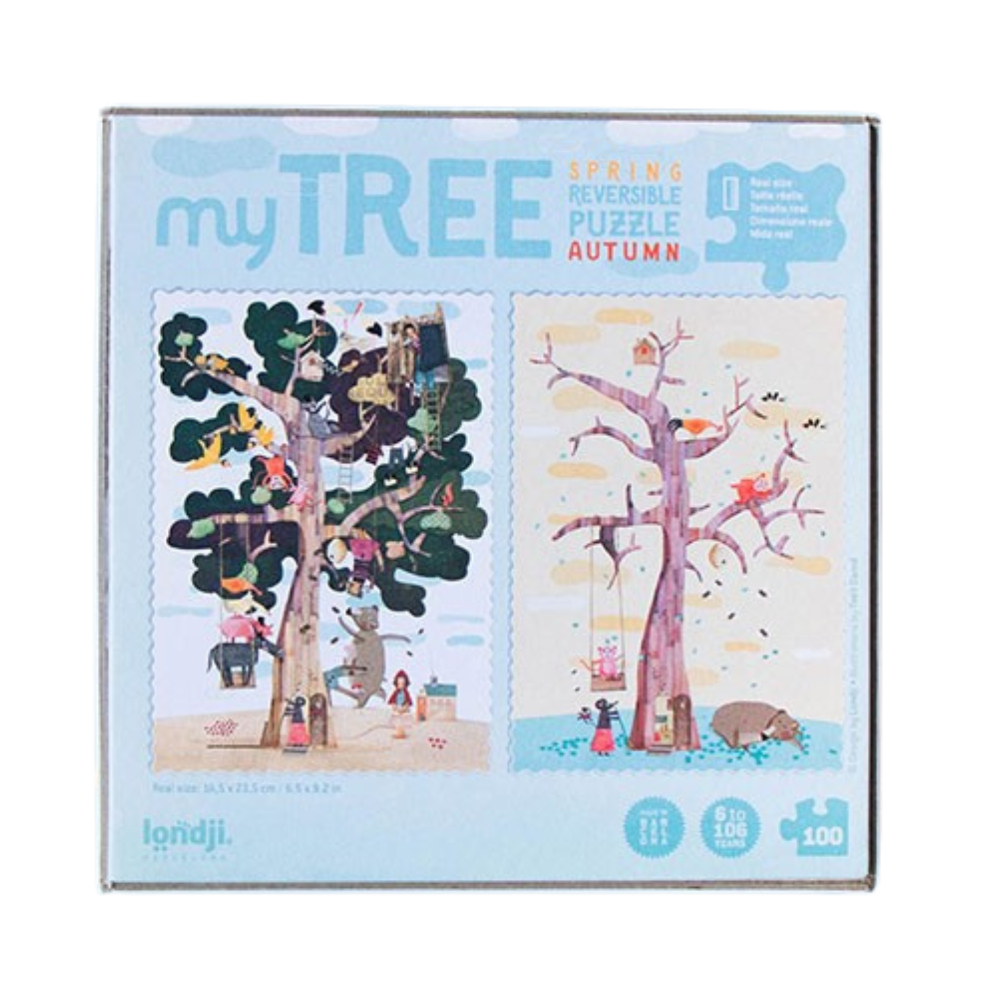 Puzzle pocket ¡reversible!: my tree
