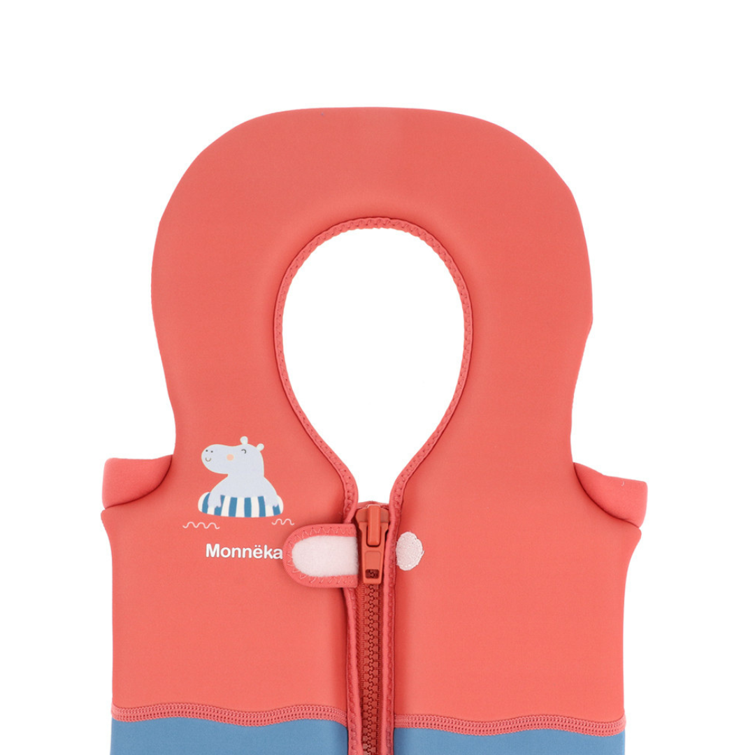 Chaleco flotador de aprendizaje MONNËKA para 1-2 años · hippos