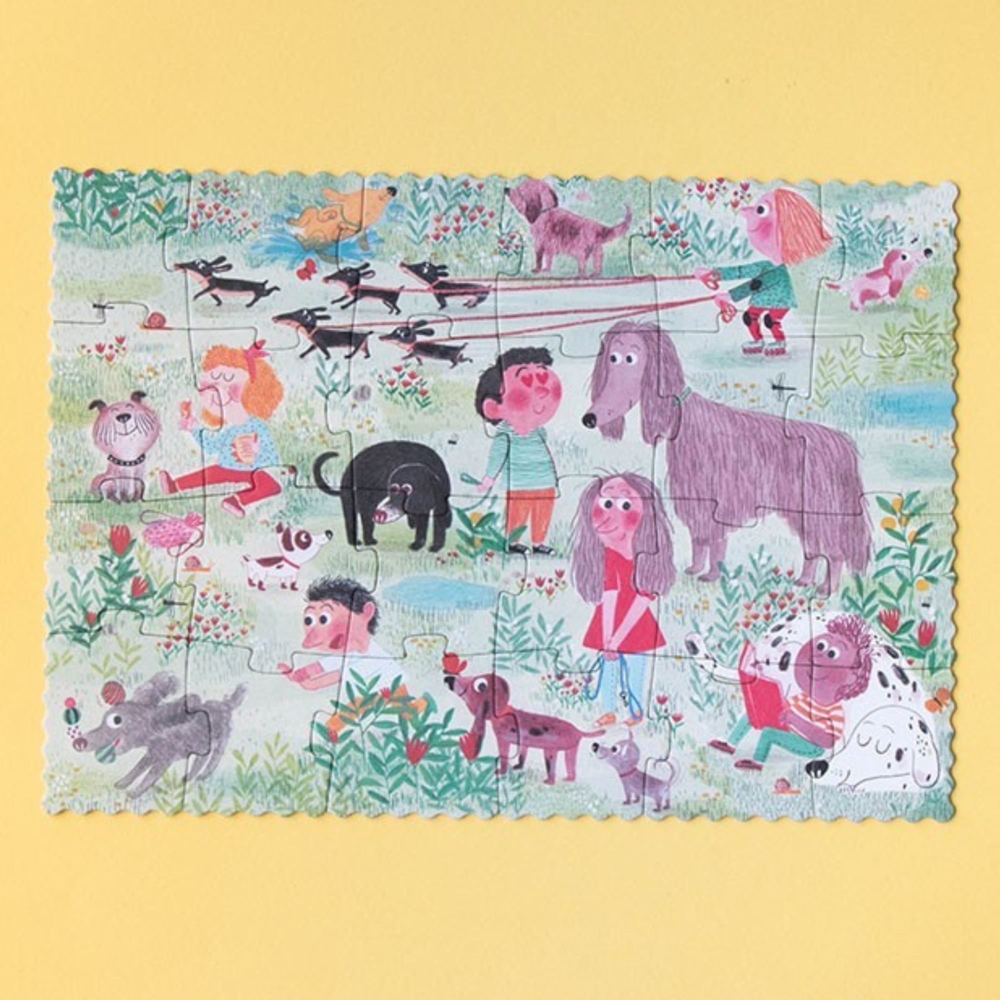 Puzzle pocket ¡reversible!: cats & dogs