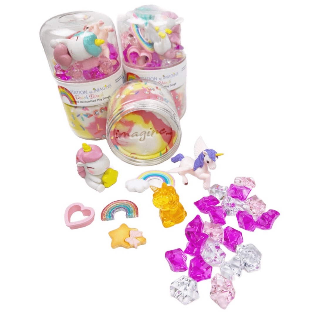 Bote de plastilina 240g. con sello + cortador ¡y sorpresas!