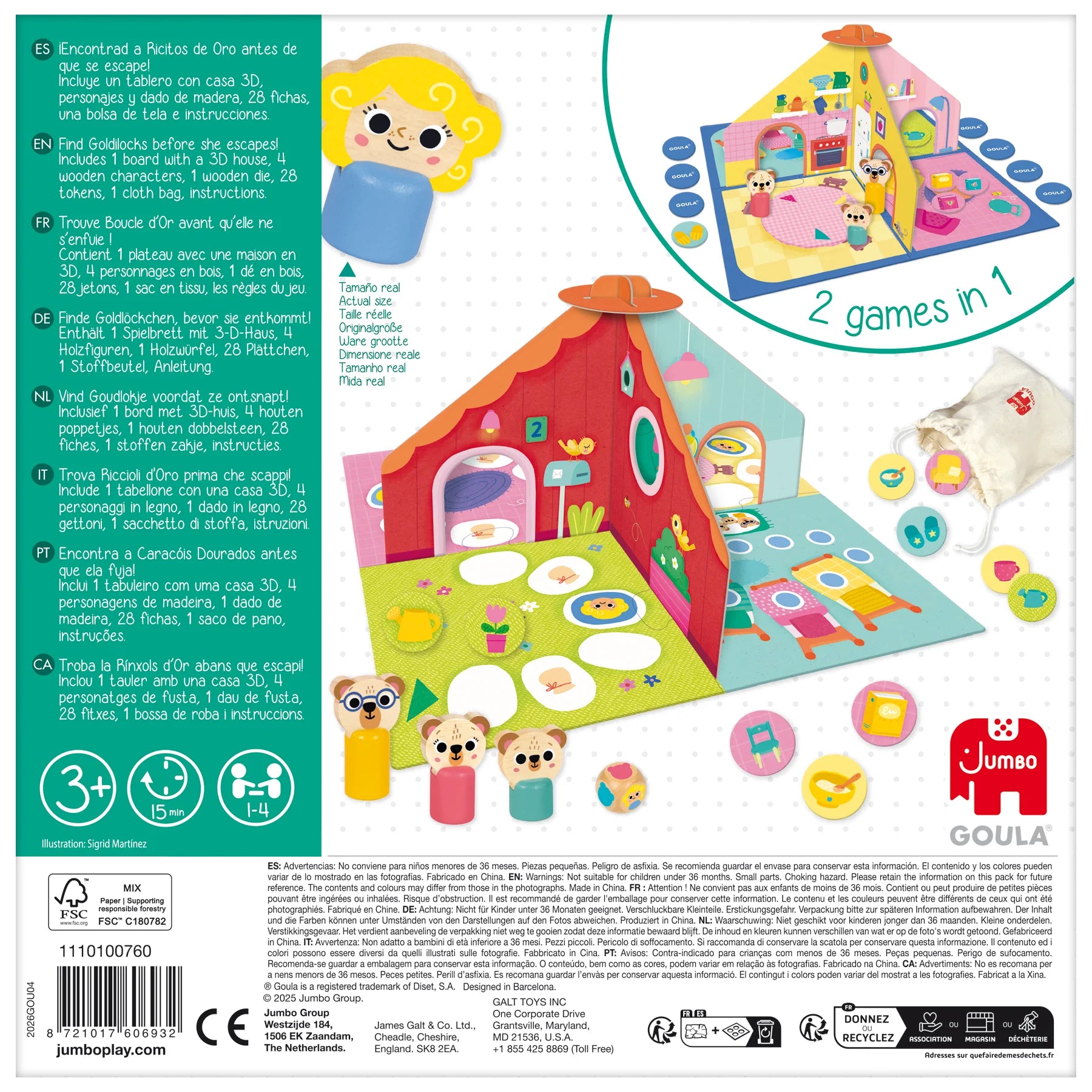 Ricitos de oro y los tres osos