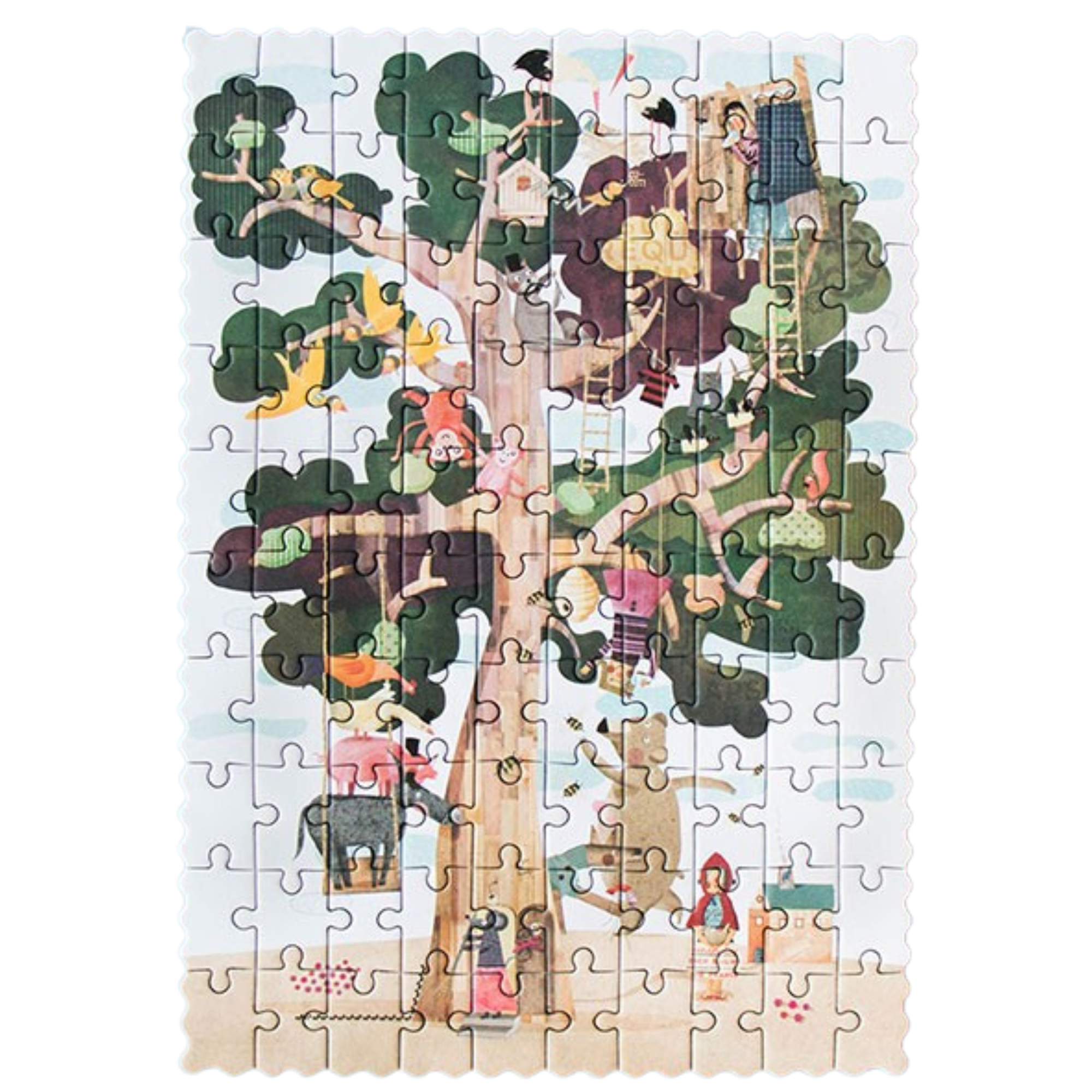 Puzzle pocket ¡reversible!: my tree