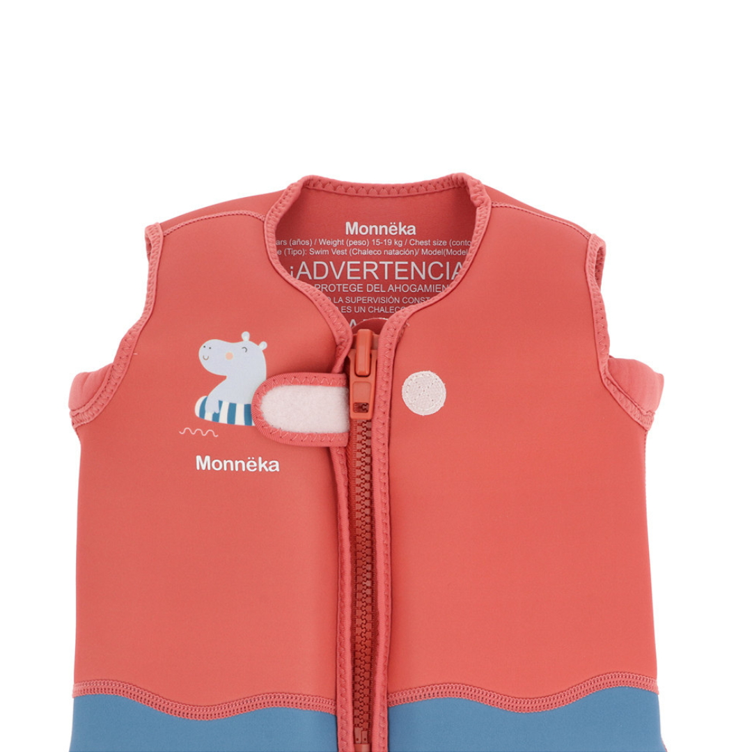 Chaleco flotador de aprendizaje MONNËKA · hippos
