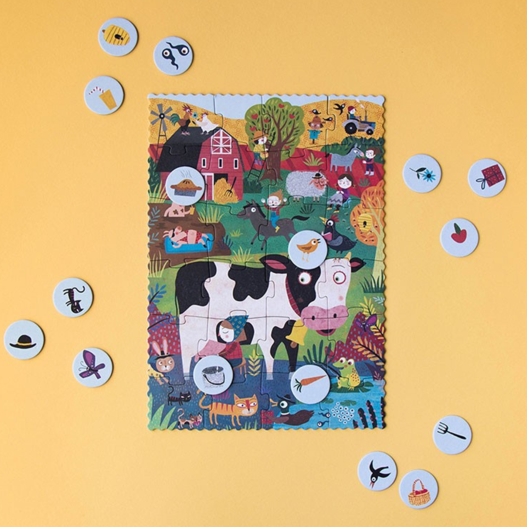 Puzzle pocket: my little farm