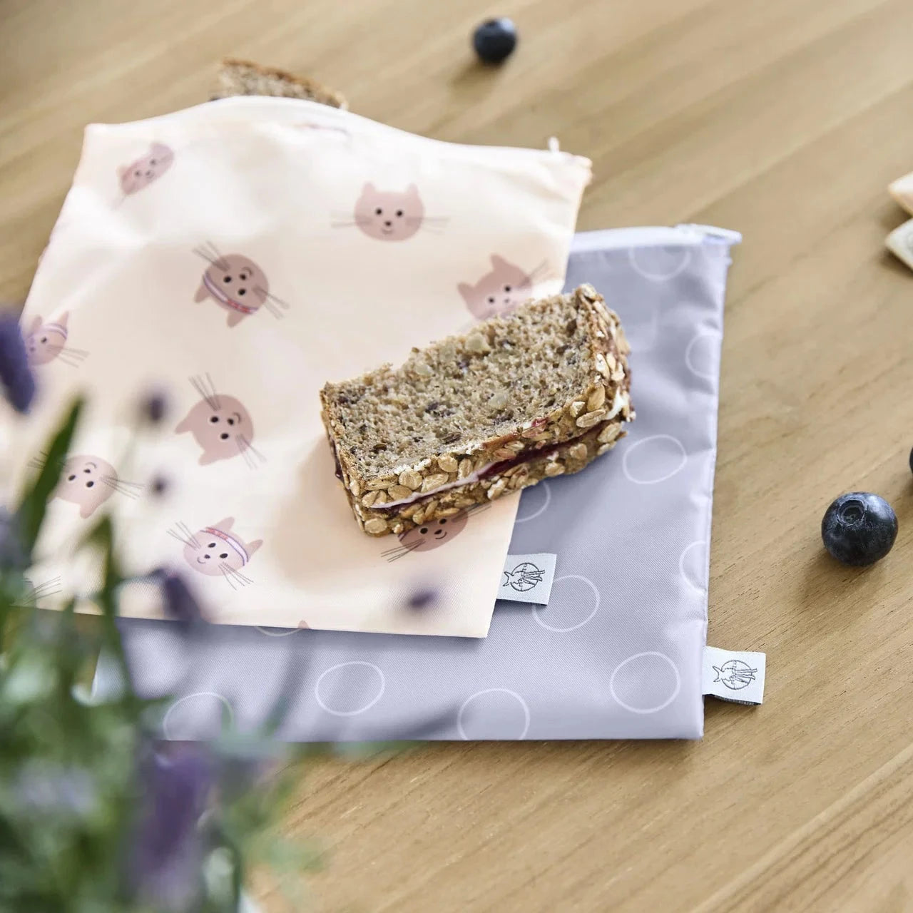 2 fundas para snack Lässig · team cat