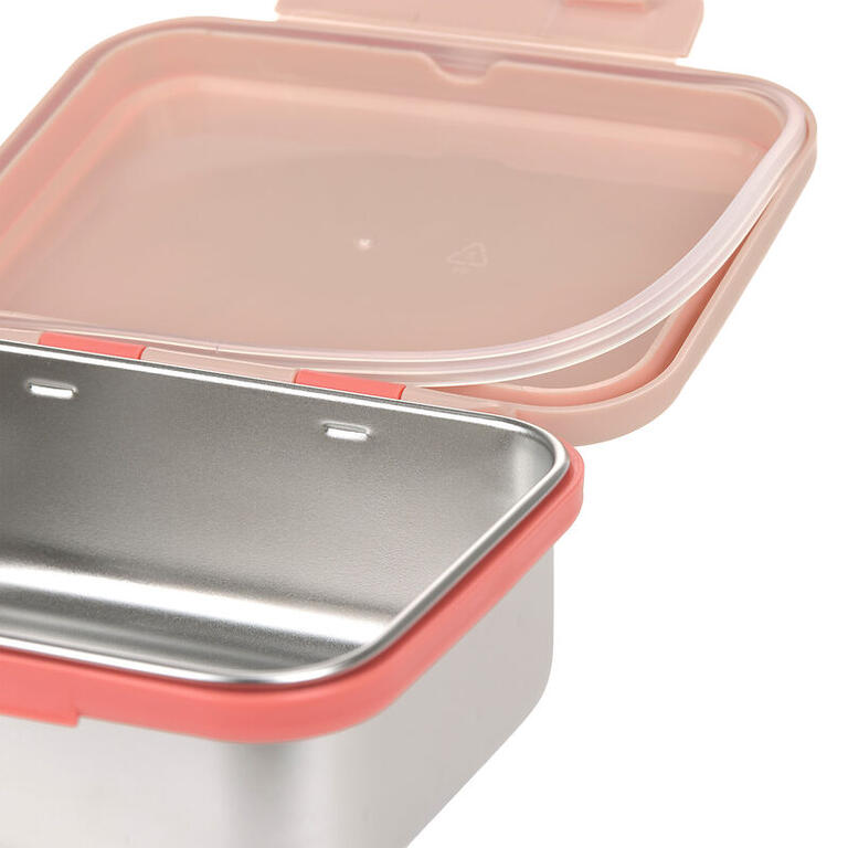 Fiambrera acero inoxidable Lässig · explorer pink