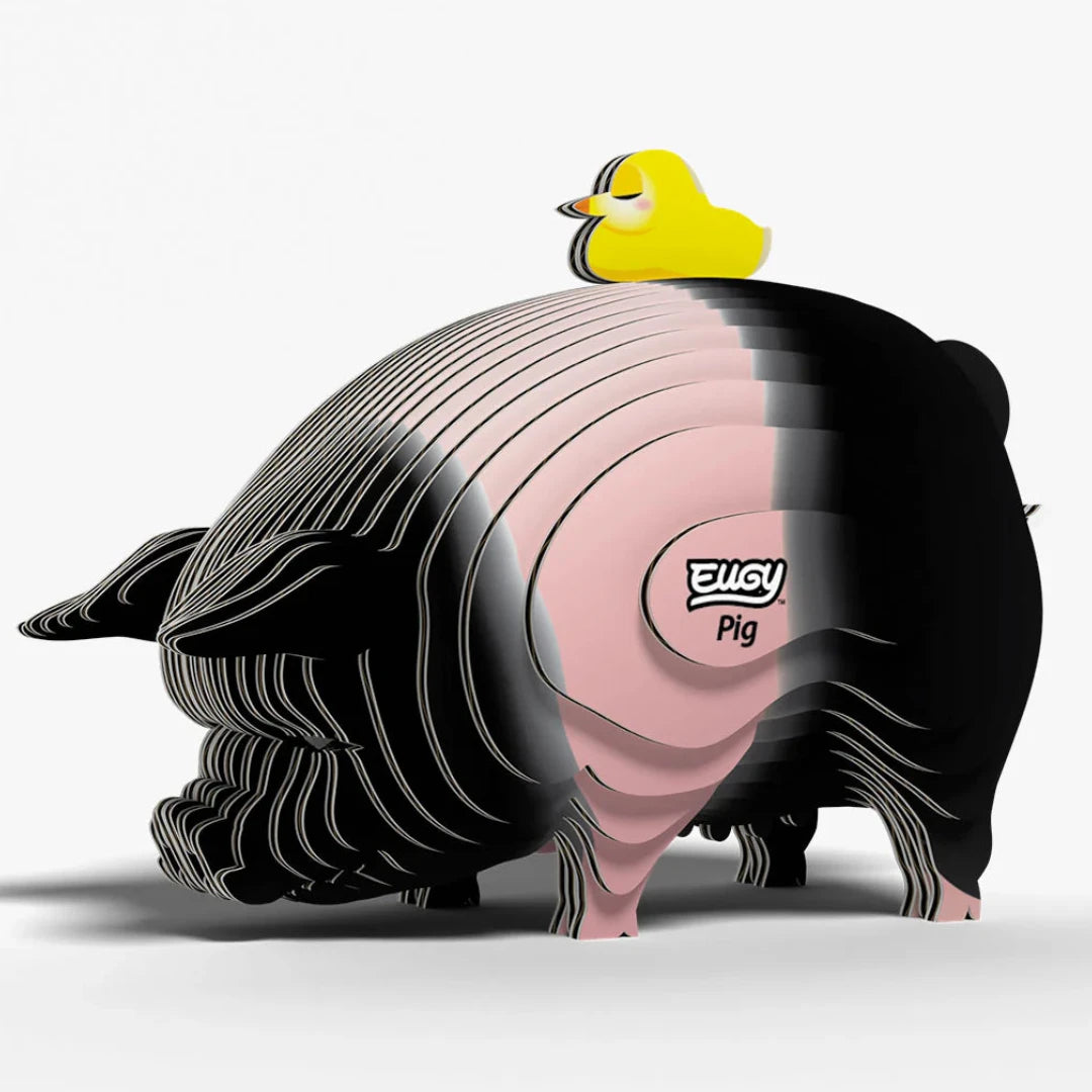 Kit miniPuzzle 3D EUGY · cerdo