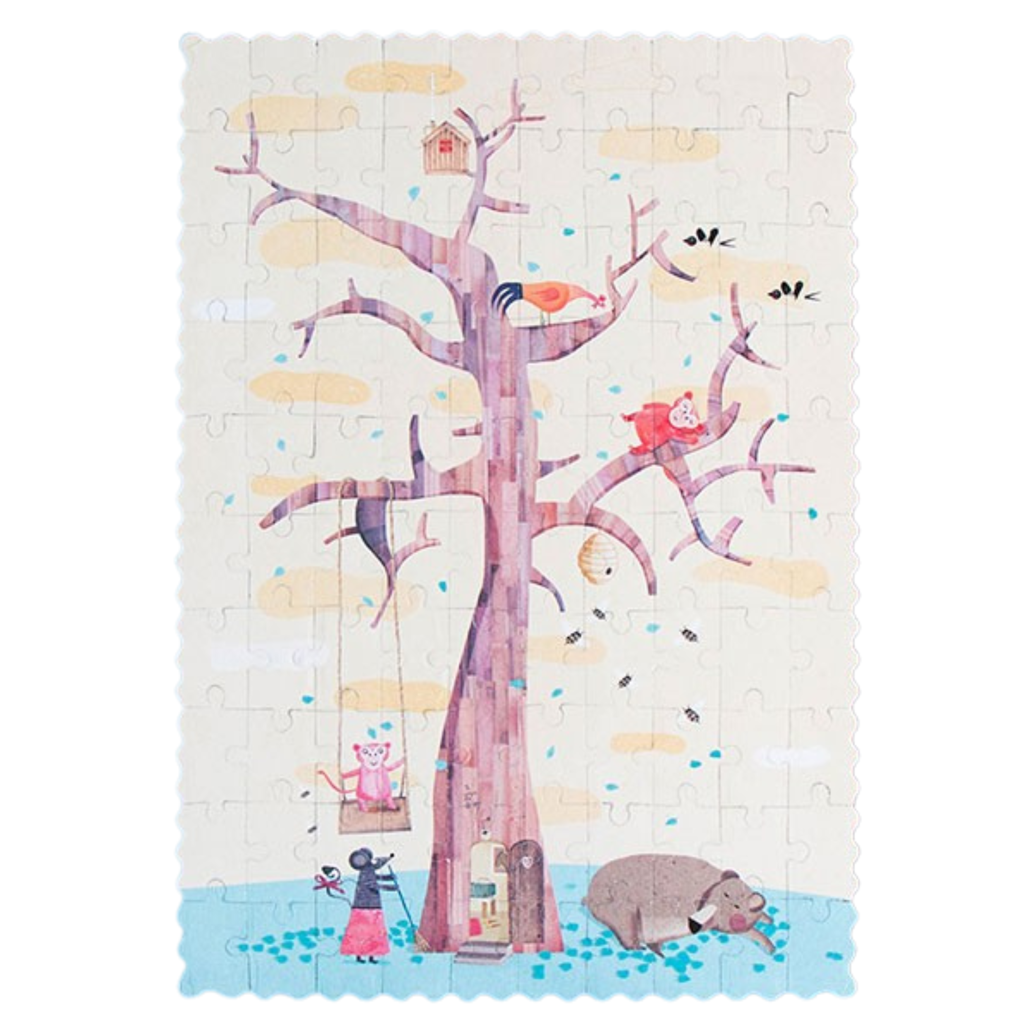 Puzzle pocket ¡reversible!: my tree