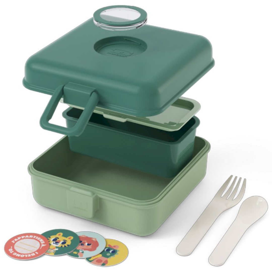 Fiambrera MONBENTO snacky · verde