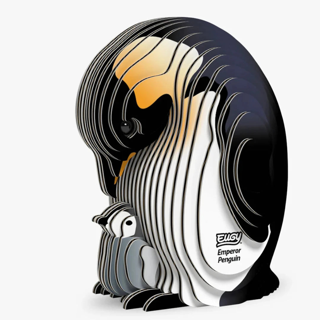 Kit miniPuzzle 3D EUGY · pingüino emperador